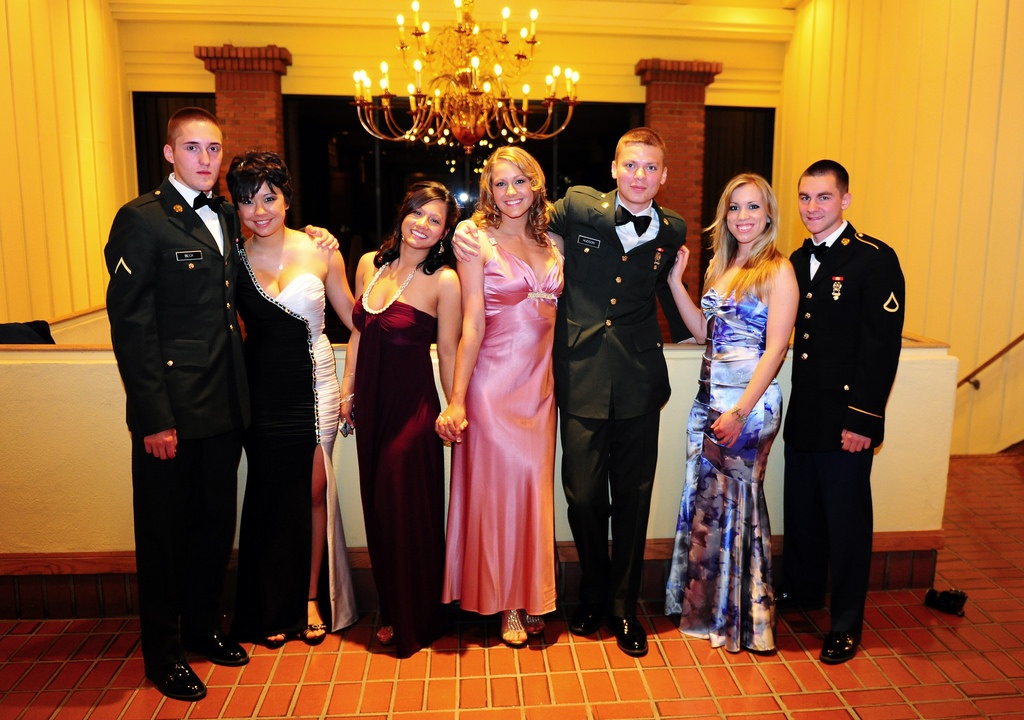 military ball party shirts
